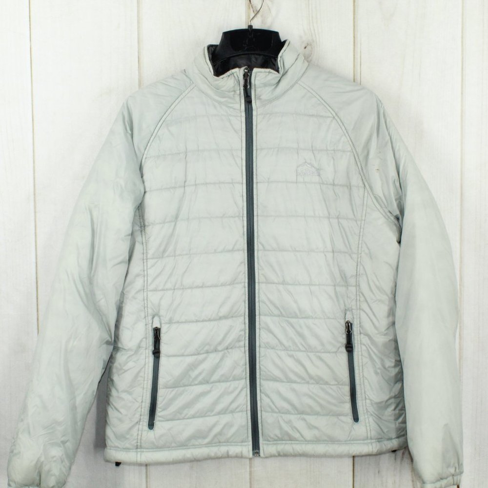 LL Bean Gray Weather Challenge Full-Zip Primaloft Insulated Jacket Size M R - Picture 2 of 12